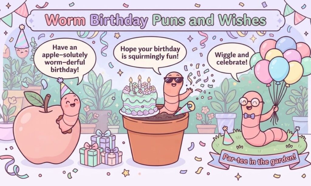 Worm Puns birthday