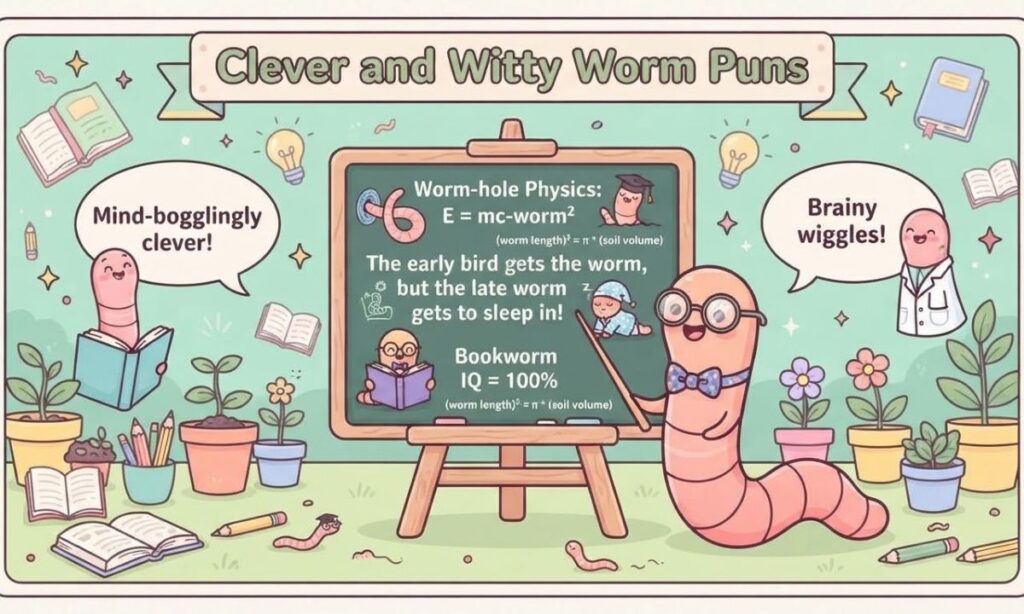 Worm Puns clever