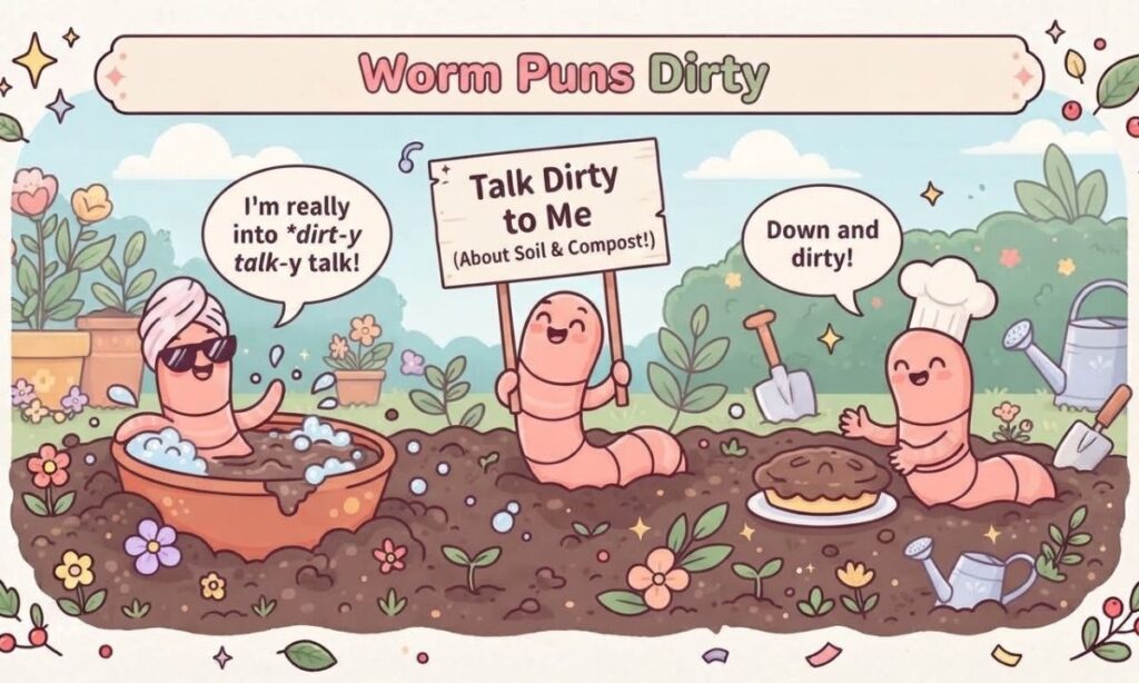 Worm Puns dirty