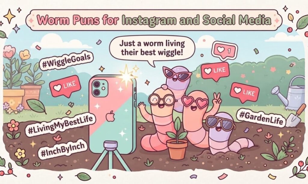 Worm Puns insta