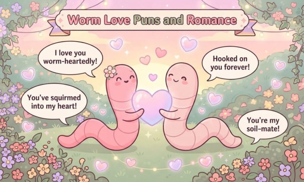 Worm Puns love